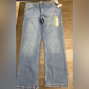 Wonder Nation Boys  Straight Husky Leg Denim Jeans Adj.Waist Husky Size 14
NWT